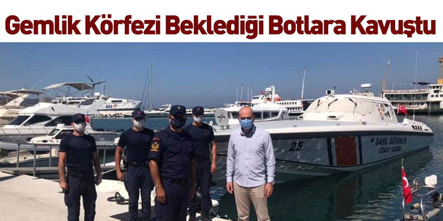 Gemlik Körfezi'nde 2 Adet Sahil Güvenlik Botu Hizmete Girdi