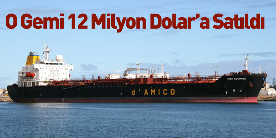 İtalyan d’Amico International Shipping Adlı Gemisinin Satıldığını Duyurdu