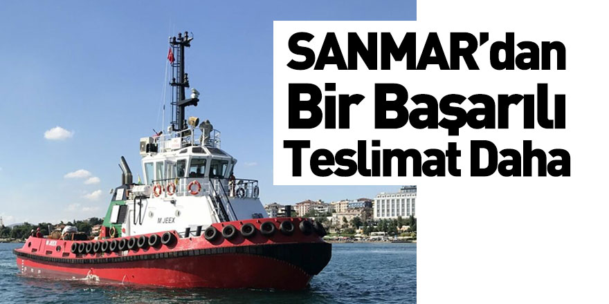 SANMAR, DP World’e ‘M Jeex’ İsimli Römorkörü Teslim Etti