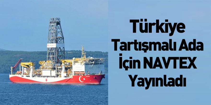 Türkiye Limni Adası İçin NAVTEX Yayınladı
