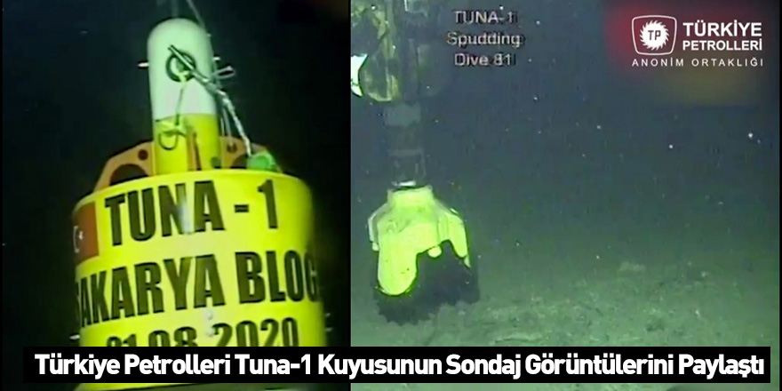 Türkiye Petrolleri Tuna-1 Kuyusunun Sondaj Görüntülerini Paylaştı