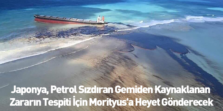 Japonya, Petrol Sızdıran Gemiden Kaynaklanan Zararın Tespiti İçin Morityus'a Heyet Gönderecek