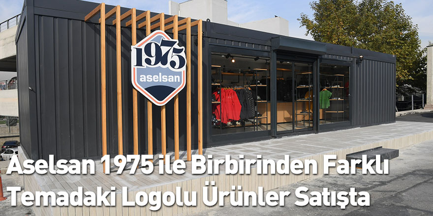 Aselsan 1975 ile Birbirinden Farklı Temadaki Logolu Ürünler Satışta