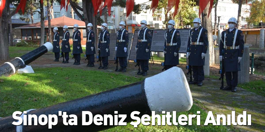Sinop'ta Deniz Şehitleri Anıldı