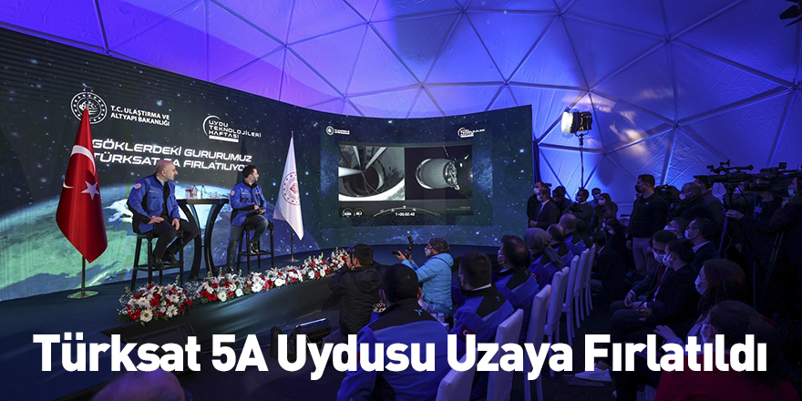 Türksat 5A Uydusu Uzaya Fırlatıldı