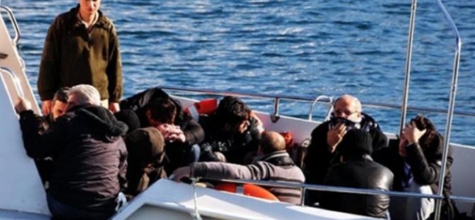 Çeşme'de 95 kaçağın bulunduğu yat battı