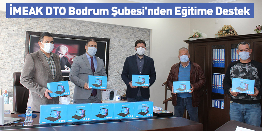 İMEAK DTO Bodrum Şubesi'nden Eğitime Destek