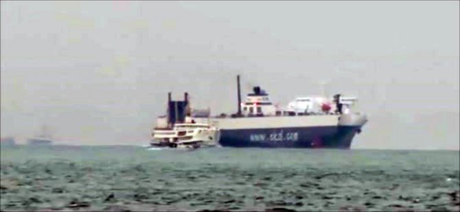 İstanbul Boğazı'nda RO-RO gemisi arızalandı