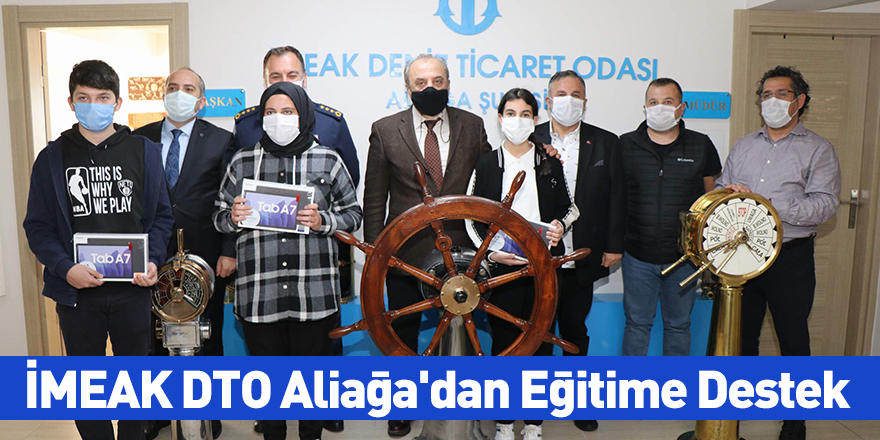 İMEAK DTO Aliağa'dan Eğitime Destek