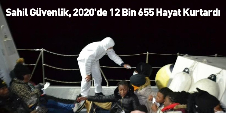 Sahil Güvenlik, 2020'de 12 Bin 655 Hayat Kurtardı