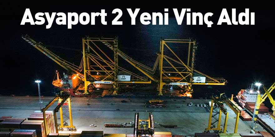 Asyaport 2 Yeni Vinç Aldı