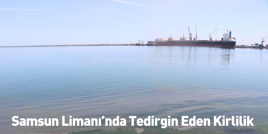 Samsun Limanı’nda Tedirgin Eden Kirlilik