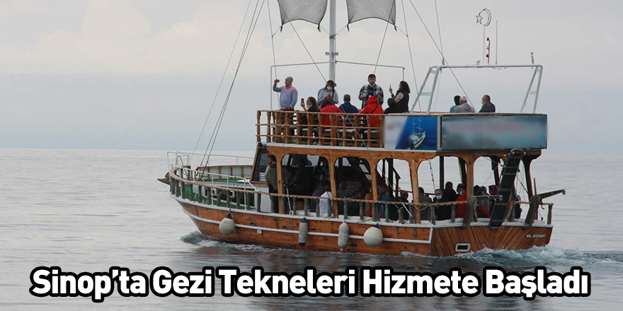 Sinop’ta Gezi Tekneleri Hizmete Başladı