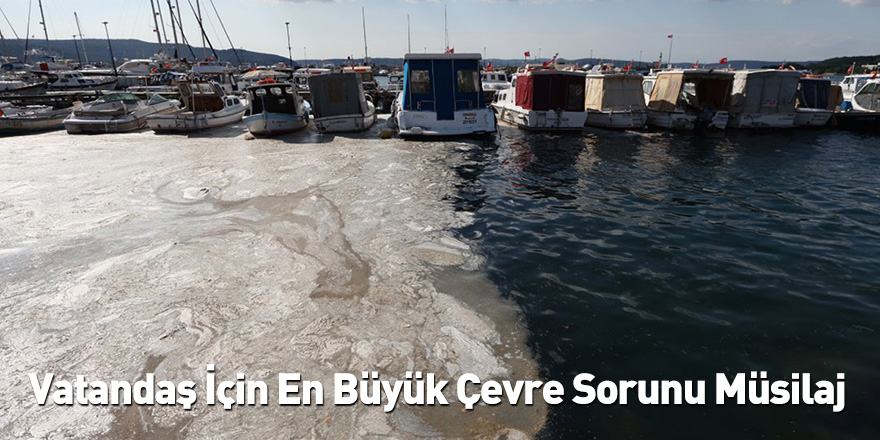 Vatandaş İçin En Büyük Çevre Sorunu Müsilaj