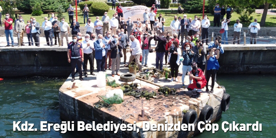 Kdz. Ereğli Belediyesi, Denizden Çöp Çıkardı