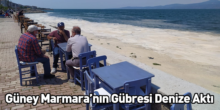 Güney Marmara’nın Gübresi Denize Aktı