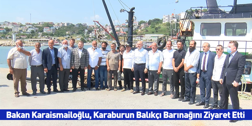 Bakan Karaismailoğlu, Karaburun Balıkçı Barınağını Ziyaret Etti