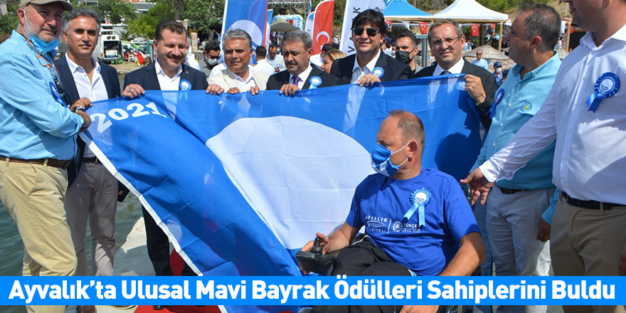 Ayvalık’ta Ulusal Mavi Bayrak Ödülleri Sahiplerini Buldu