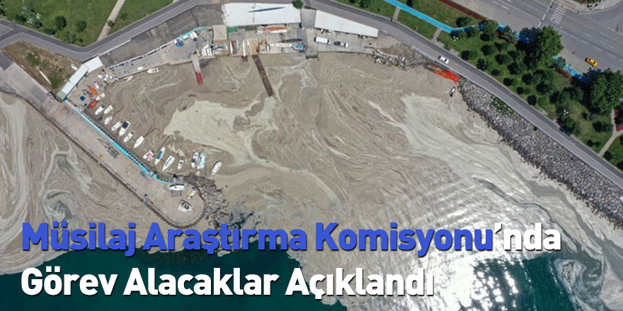 Müsilaj Araştırma Komisyonu’nda Görev Alacaklar Açıklandı