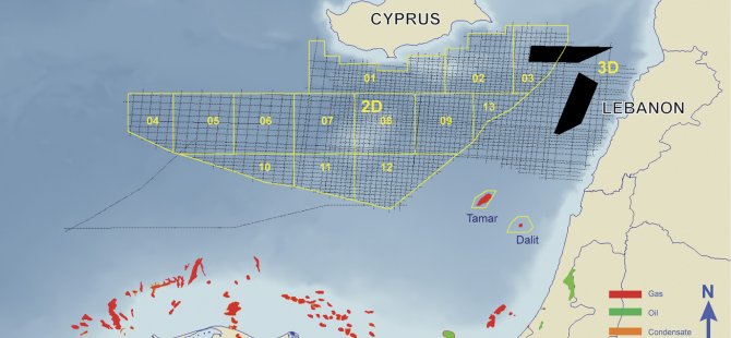 Güney Kıbrıs Akdeniz için harita hazırlığında