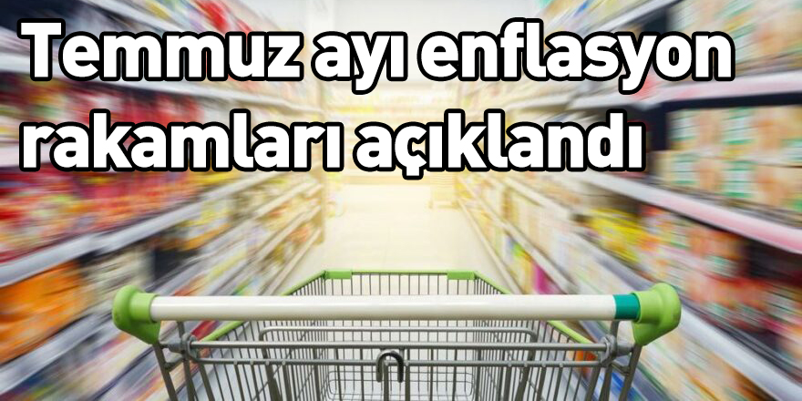 Temmuz ayı enflasyon rakamları açıklandı