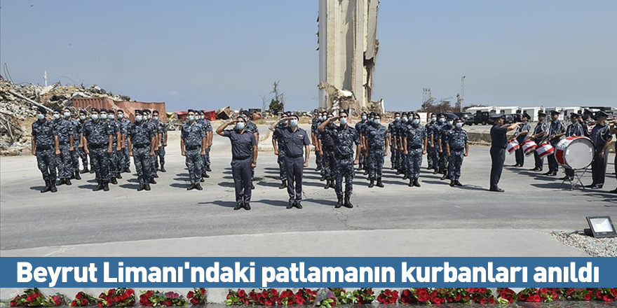 Beyrut Limanı'ndaki patlamanın kurbanları anıldı