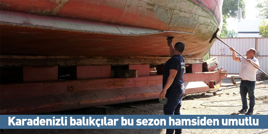 Karadenizli balıkçılar bu sezon hamsiden umutlu