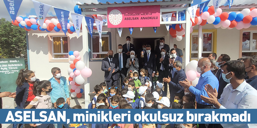 ASELSAN, minikleri okulsuz bırakmadı