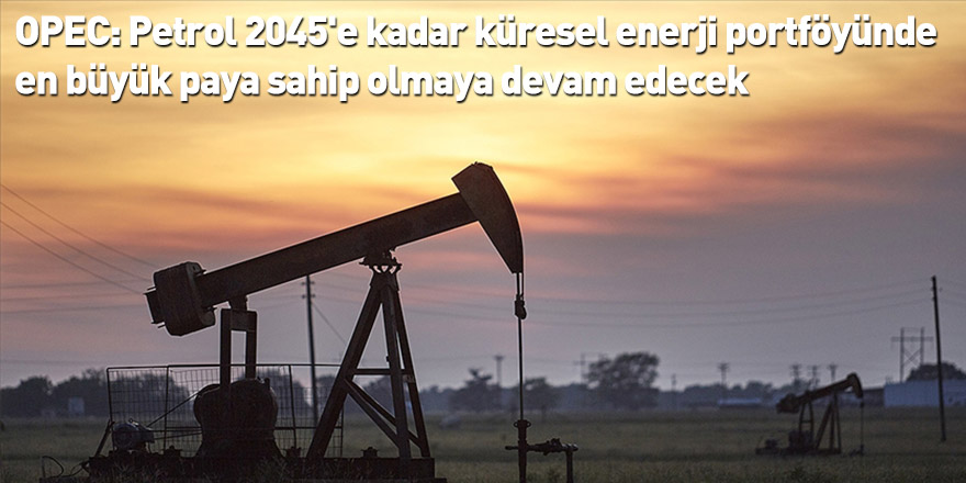 OPEC: Petrol 2045'e kadar küresel enerji portföyünde en büyük paya sahip olmaya devam edecek