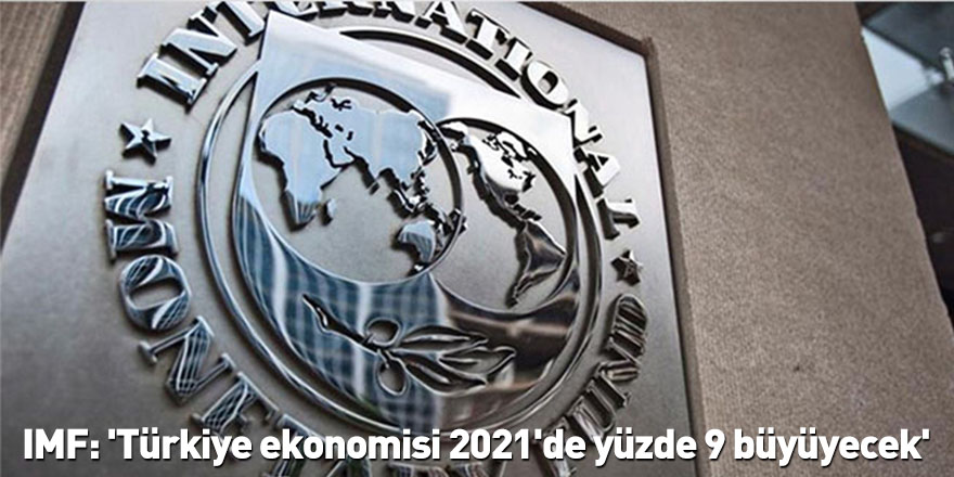 IMF: 'Türkiye ekonomisi 2021'de yüzde 9 büyüyecek'