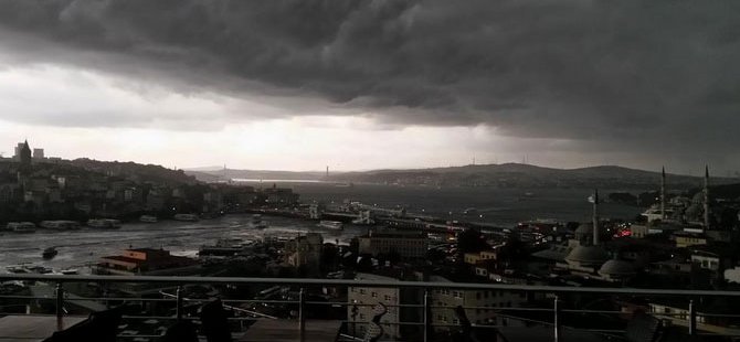 İstanbul'da fırtına alarmı!