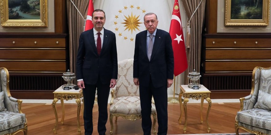 Cumhurbaşkanı Erdoğan, Başkan Tamer Kıran'ı Kabul Etti