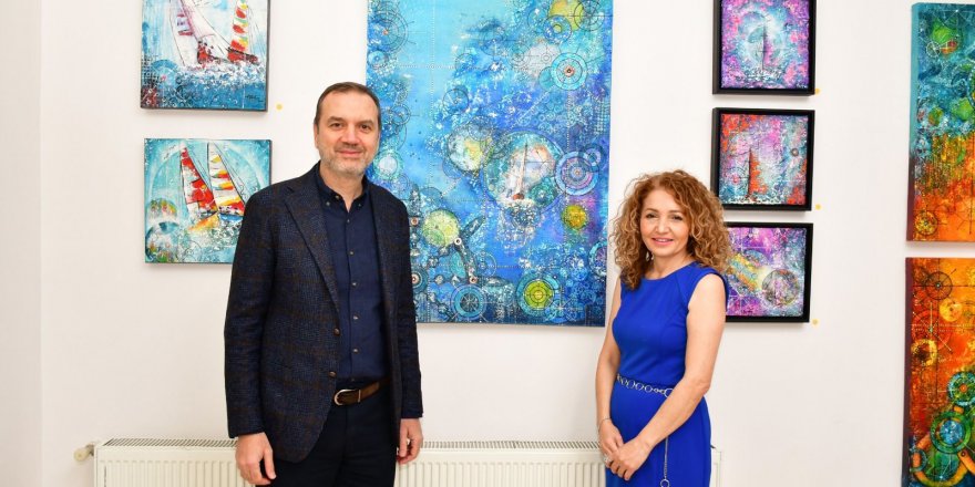 Ressam Ayşen Can'a Denizci Ziyaretçiler