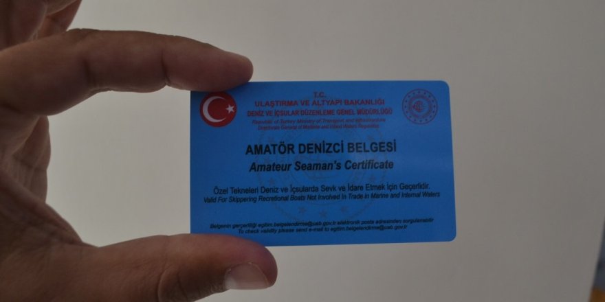 2 Bin 600 Kişi ‘Amatör Denizci Belgesi’ Aldı