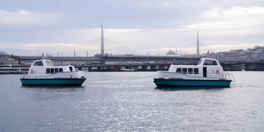 Haliç Tersanesi'nde Yapımı Tamamlanan 15 Deniz Taksi Hizmete Başladı