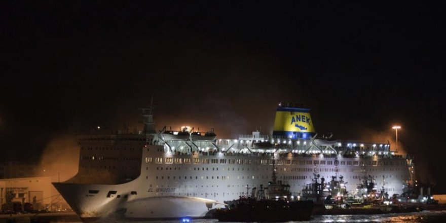 Yunanistan'ın Igoumenitsa Limanı'ndan Yola Çıkan Feribotta Yangın