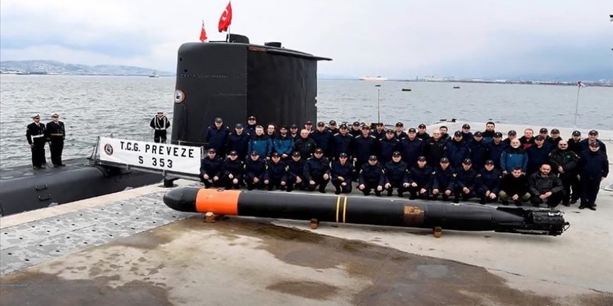 Marmara'da AKYA Eğitim Torpidosunun Denizaltıdan Atış Testi Yapıldı