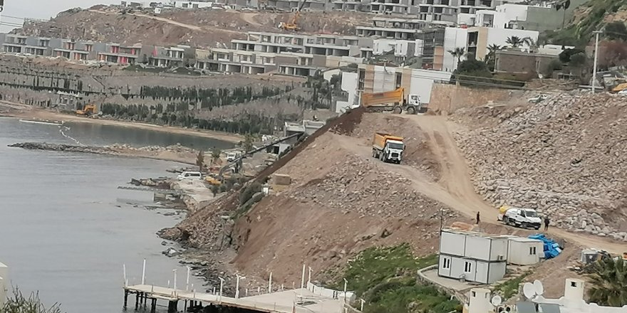 Bodrum'da Denize Kaçak Hafriyat Döken Firmanın Çalışma İzni İptal Edildi