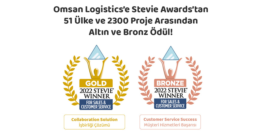 Omsan Logistics'e Stevie Awards'tan 2 Ödül