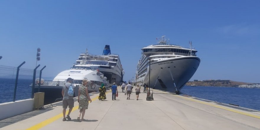 Seabourn Encore, Kruvaziyer Gemisi Bodrum'a Geldi