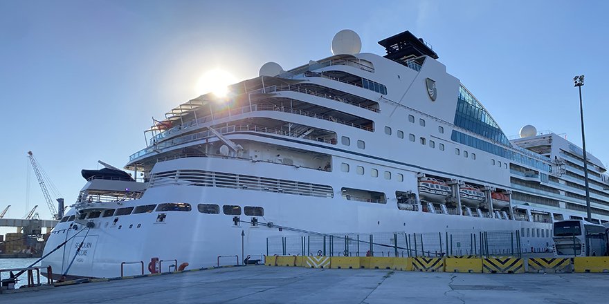 "Seabourn Encore" Kruvaziyer Gemisi, QTerminals Antalya’ya 826 Yolcu Getirdi