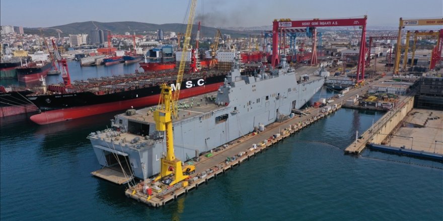 Türkiye'nin En Büyük Savaş Gemisi TCG Anadolu Yıl Sonunda Teslim Edilecek