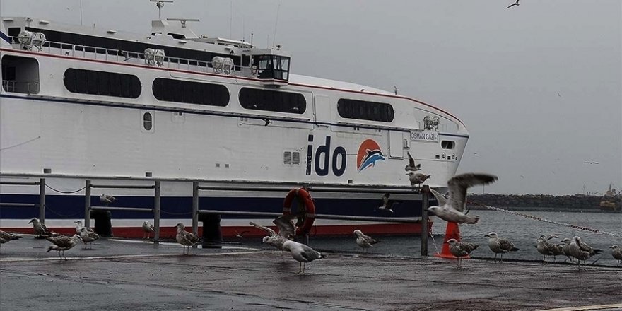 İDO'nun Kadıköy-Yenikapı-Bandırma Seferi İptal Edildi