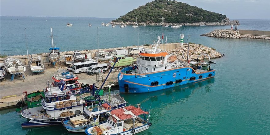 "Akdeniz Araştırma 1" Gemisi, Lübnan Kara Sularındaki Balık Ekosistemini Araştırdı