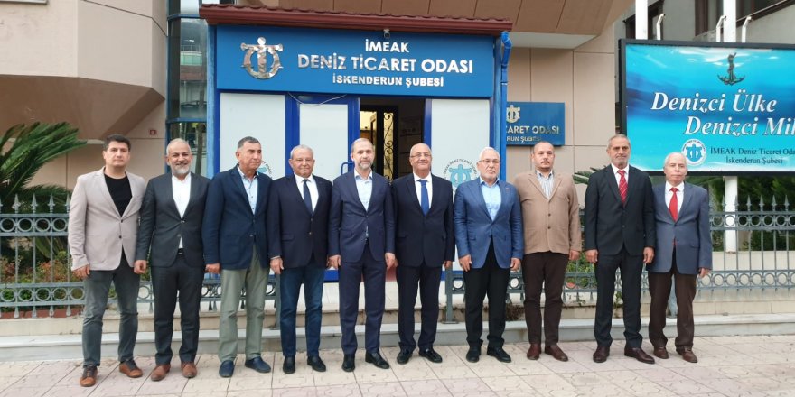 İMEAK DTO İskenderun Şubesi Yeni Yönetimine Ziyaretler Devam Ediyor