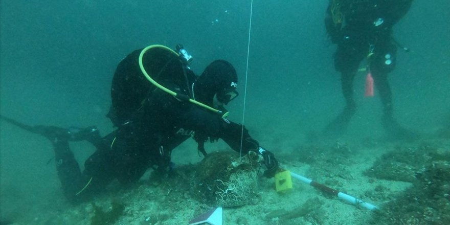 Yalova Emniyetinin Kurbağa Adamları, Dalışta Antik Kent Kalıntılarına Rastladı