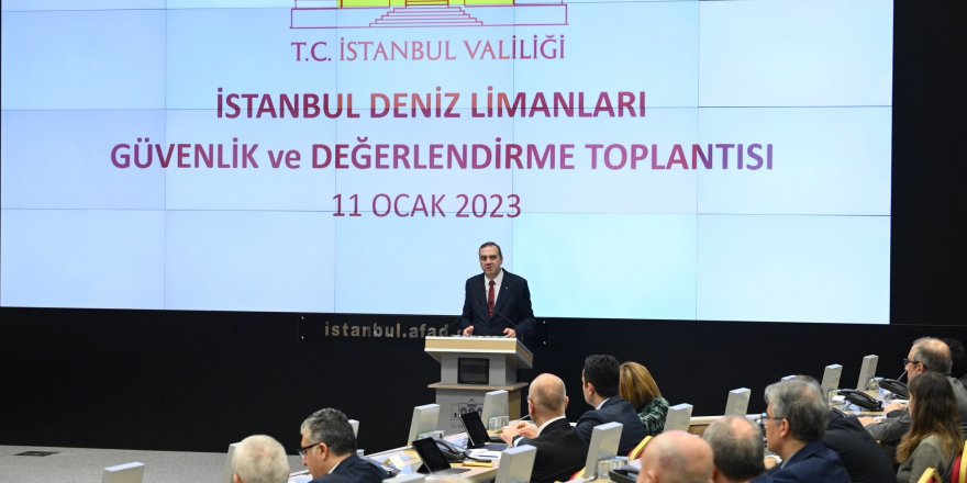 Tamer Kıran, “İstanbul Deniz Limanları Güvenlik ve Değerlendirme Toplantısı”na Katıldı