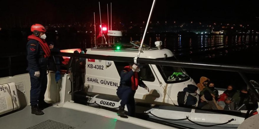 Bodrum Açıklarında 45 Göçmen Kurtarıldı, 19 Göçmen Yakalandı