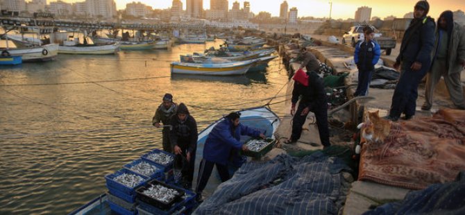 Gazze'den Batı Şeria'ya deniz ürünleri girişine izin verildi