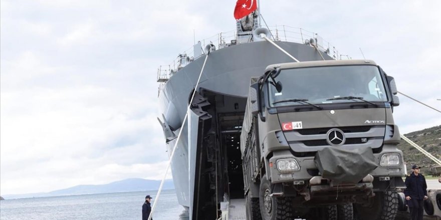 TCG Sancaktar ve TCG Bayraktar Gemileri Mersin'e Gidiyor